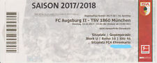 Ticket  FC Augsburg 2 - TSV 1860 München  Regionalliga-Süd  - Saison 2017/18