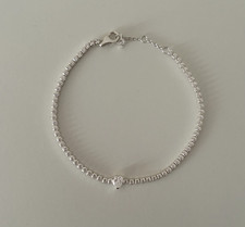 Pandora Funkelndes Herz Tennisarmband Sterling Silber