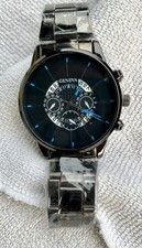 Armbanduhr geneva schwarz - schwarz, mit