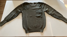 BW Pullover Original nach Bundeswehr TL oliv, Größe 48 gebraucht, Strickpullover