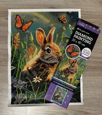 Avec Diamond Painting Fertiges Bild Hase Ostern Kaninchen ? rabbit 30x40