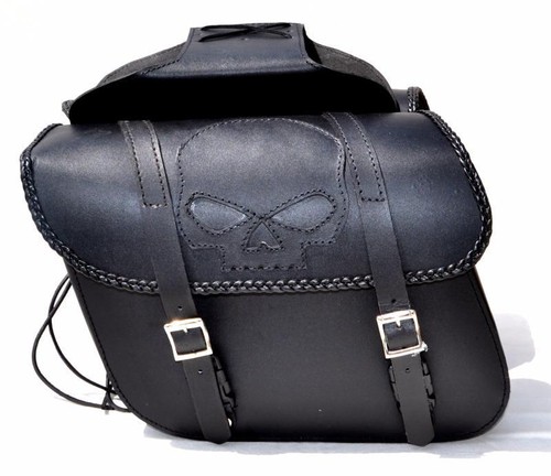 Satteltaschen aus leder mit - aus,