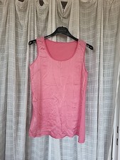 Seiden-Top/ Blusen-shirt-rosa-