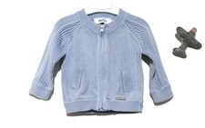 Strickjacke himmelblau