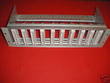 19" Rahmen 3.HE 10x 10DA LSA Plus Leisten Telefon  Fernmeldeverteiler 