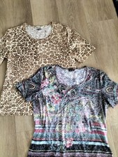 Shirts 2 St. Gr.S beige gold