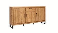 Natura Sideboard 771034-M EN Farmingdale Light Eiche Natur Massiv Geölt