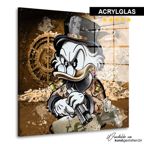 Acrylglas wand bild - bild, duck