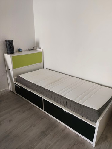 Ikea flaxa bett 90x200 weiß - ikea,