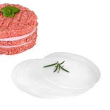 GRÄWE 50 St Backpapier Burgerpapier für Hamburgerpresse Burgerpresse rund 11 cm 