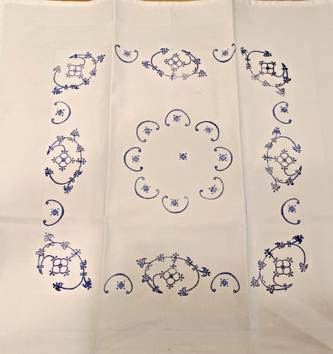 Blaudruck stoffserviette - blaudruck,