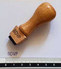 (S04) Alter DDR Holzstempel  BDVP Bürostempel Stempel Volkspolizei Polizei