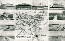Ansichtskarte Großenbrode Kai Schiffe  (Nr.9292)