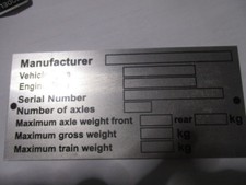 Typenschild Schild Rover MG