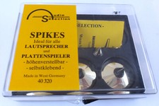 Audio Selection 40320 Boxen Spike Spikes Absorber 6Stk Boxenspikes Gold messing