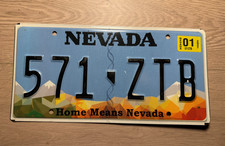 USA Kennzeichen Nummernschild