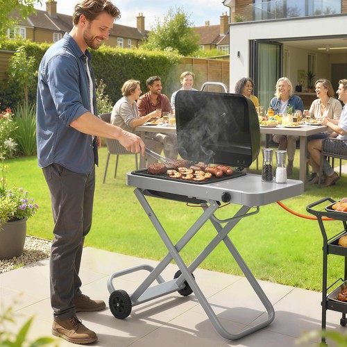 Tragbarer gasgrill 1brenner - tragbarer,