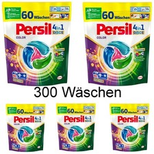 5 x 60 Wäschen Persil 4in1 Discs COLOR Tiefenrein Waschmittel Caps 20-95°