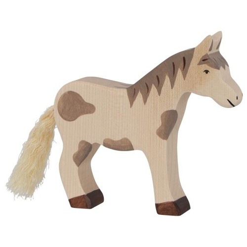 Holztiger pferd stehend - holztiger, pferd,