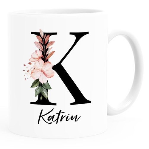 Kaffee tasse monogramm - kaffee-tasse,
