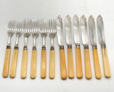 Antikes Fischbesteck 12