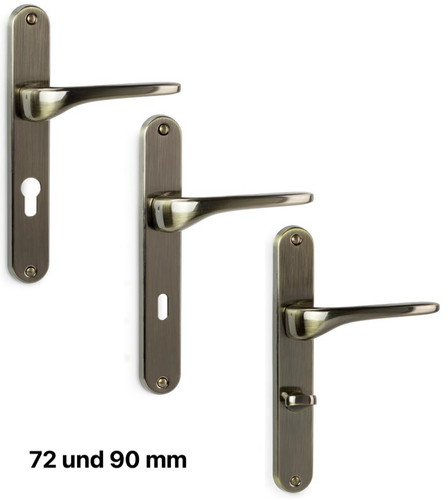 Türklinke mit langschild - langschild, 72