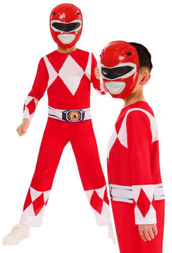 Roter power ranger kostüm - roter,