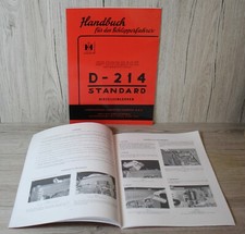 Mc Cormick Bedienungsanleitung für Traktor D-214 Standard