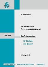 Karteikarten Gesellschaftsrecht von Hemmer Karl-Edmund, ... | Buch | Zustand gut