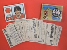 Panini Fussball 81 Bundesliga 1981-Sticker Nr.281-Nr.504 aussuchen guter Zustand