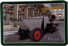 Blechschild 20x30 Picco 1 Vorderkipper Dreikantfeile Dumper Masseträgheit DDR