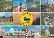Alte Postkarte - Sächsische