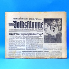 Märk. Volksstimme 08.04.1951 Geburtstag Hochzeit 8.4.1951 Tageszeitung 14. April