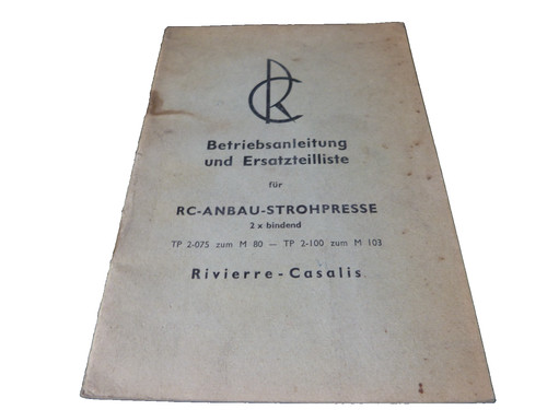 Betriebsanleitung und - rc,