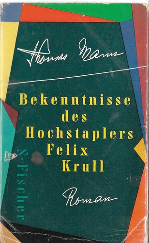 Thomas mann bekenntnisse - thomas,