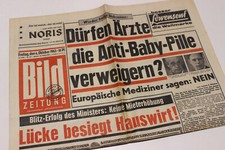 BILDzeitung 04.10.1963 Oktober 4.10.1963 Geschenk Geburtstag 60. 61. 62. 63.