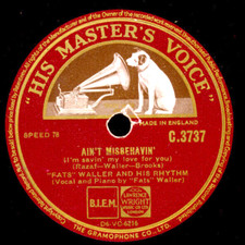 FATS WALLER Ain't misbehavin'