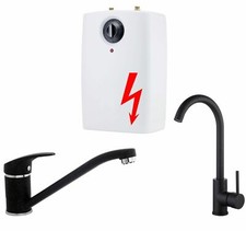 Kleinspeicher 5 Liter Boiler Warmwasserboiler Untertischgerät mit Wasserhahn