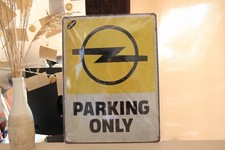 Blechschild „Opel –