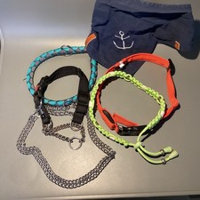 Hundehalsband Konvolut Trixie Zug-Stopp Hunde Halstuch Keramik Halskette Tropea