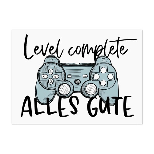 Geburtstagskarte level - geburtstagskarte,
