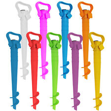 Garten Strand Sonnenschirm Halter Sonnenschirmhalter Bodenhülse Erdspieß bunt