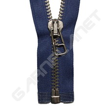 Metall Reißverschluss für