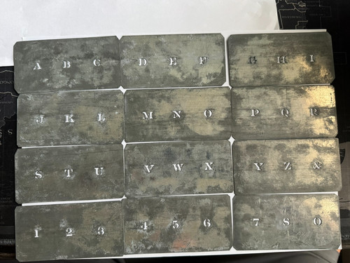 Vintage metall streifen - vintage,