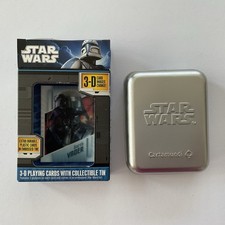 Star Wars Kartenspiel - 3D Karten - 32 Karten + 2 Joker - Metalldose NEU