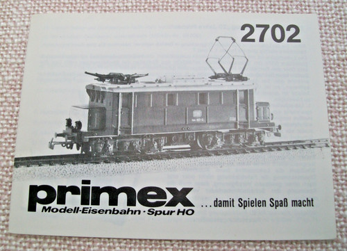 Märklin primex 2702 - h0,