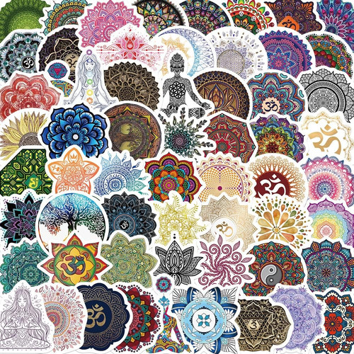 Stück mandala aufkleber - 50,