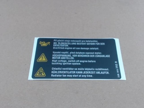 Original skoda kennschild - skoda,