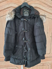 JETLAG Herren Parka, Jacke, Schwarz , Echtfell-Fuchskragen, Größe 56,Erstbesitz