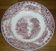 1 Suppenteller 23,5 cm  Petrus Regout Maastricht  CASTILLO Rot  Holland Keramik 